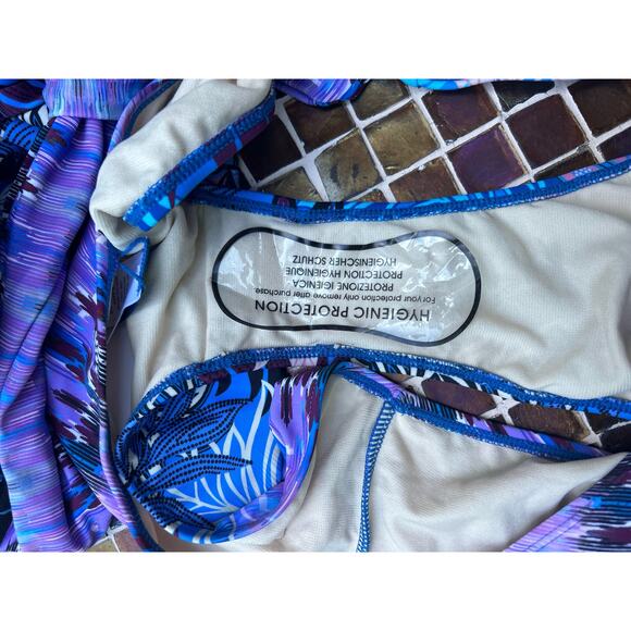 SWIMSUITS for all Multicolor Palm Print Bikini Set Size 14 NWT - Picture 8 of 8